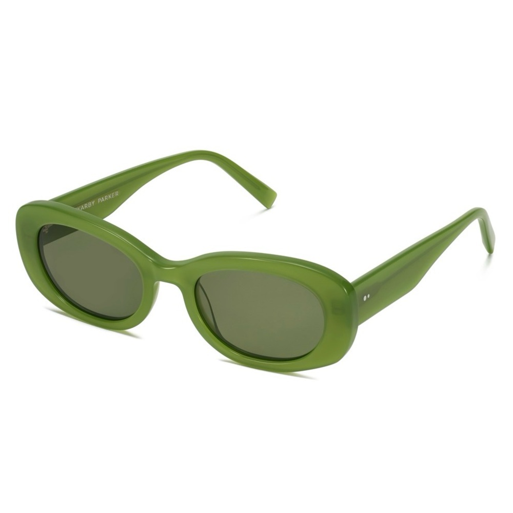 Warby Parker Green Carmel Sunglasses
